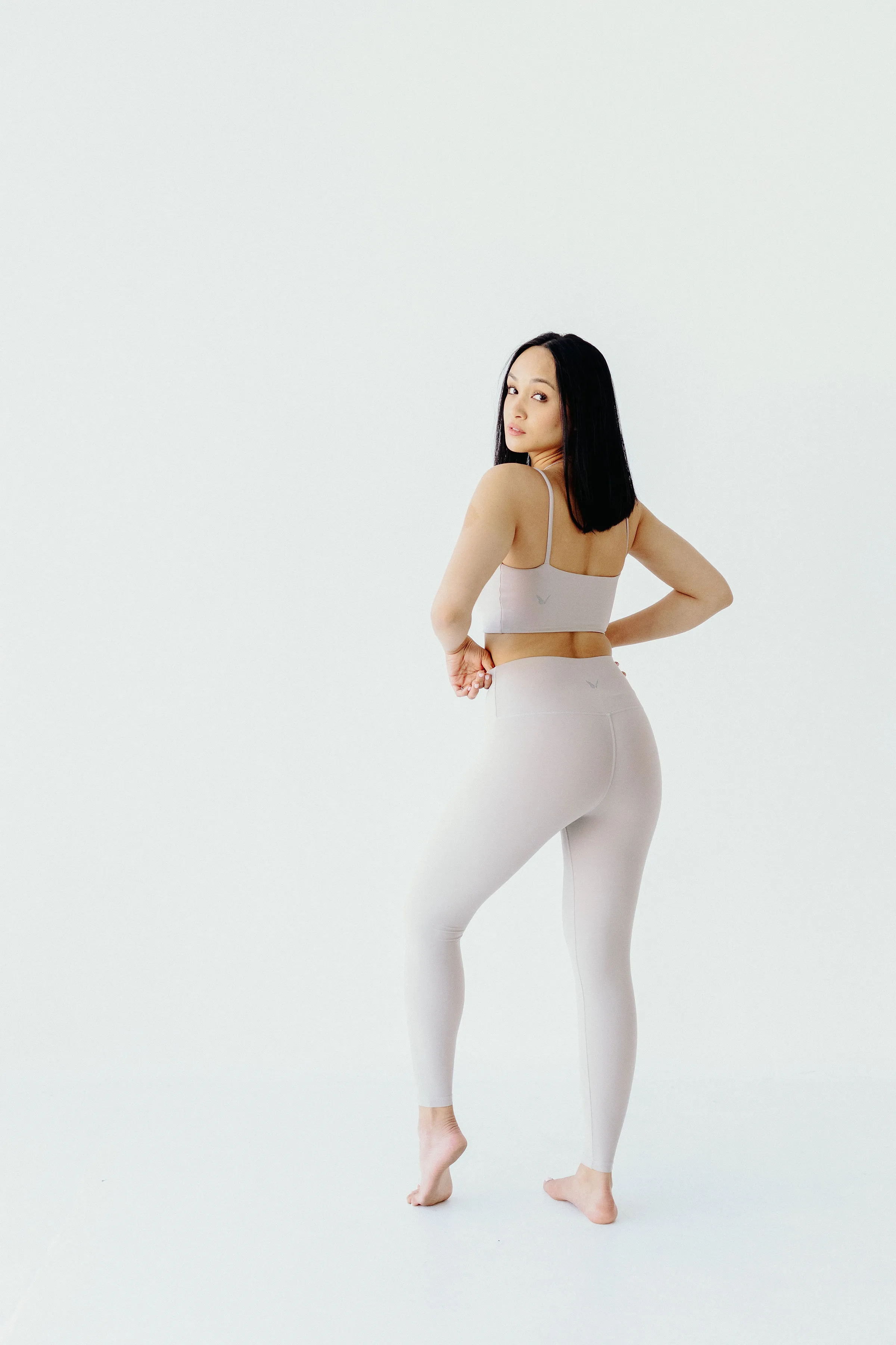 Taupe 7/8 Crop Legging